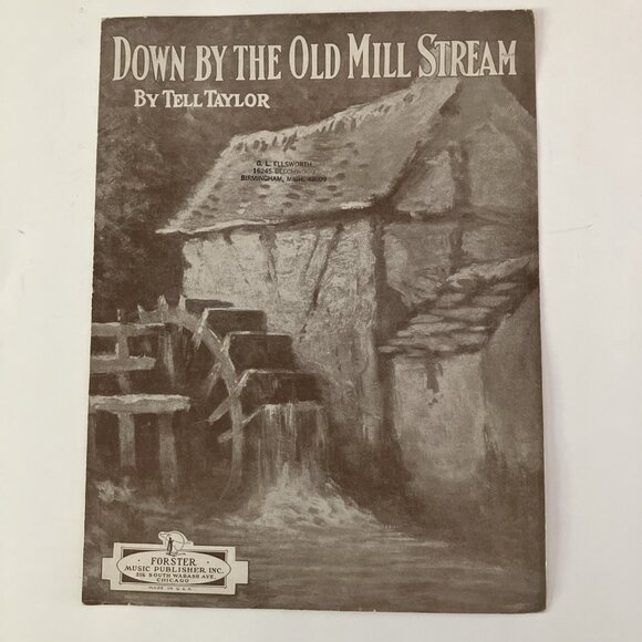 1910s 20s Vintage Sheet Music Lot Ramona, Old Mill Stream, Strutters Ball, jk27 - Picture 2 of 15